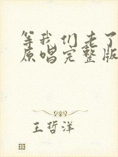 等我们老了以后原唱完整版