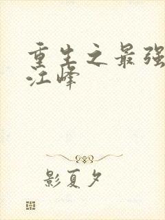 重生之最强大亨江峰