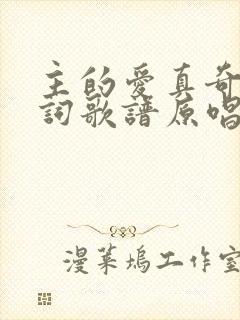 主的爱真奇妙歌词歌谱原唱