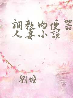 调教肉便器精厕人妻小说