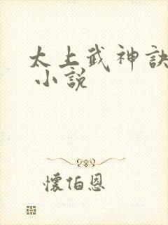 太上武神诀吴云 小说