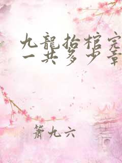 九龙抬棺完整版一共多少章