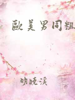 欧美男同粗硬大