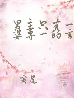 男主只有一个老婆专一的玄幻小说