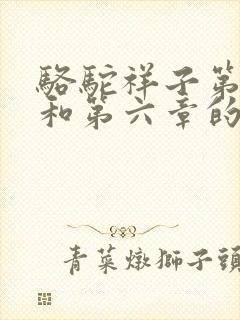 骆驼祥子第五章和第六章的内容概括