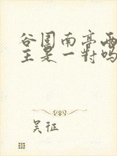 谷围南亭两个男主是一对吗