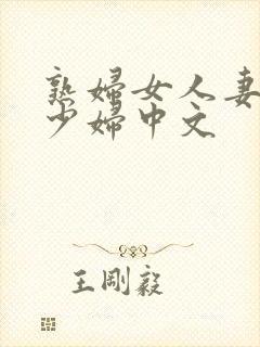 熟妇女人妻丰满少妇中文