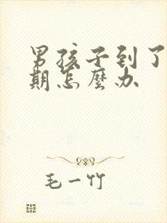 男孩子到了叛逆期怎么办