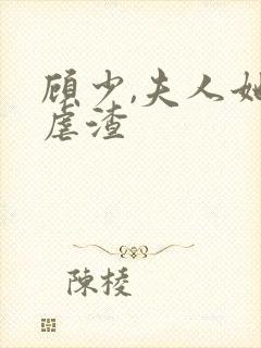 顾少,夫人她又虐渣