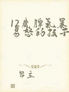 12岁脾气暴躁易怒的孩子