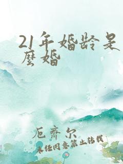 21年婚龄是什么婚