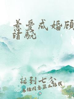 惹爱成婚顾惜陆靖骁