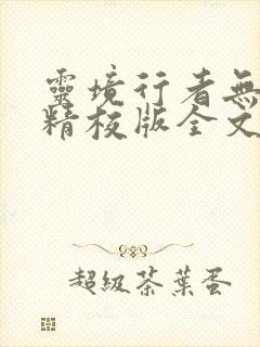 灵境行者无错字精校版全文下载