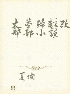 大梦归离改编自哪部小说