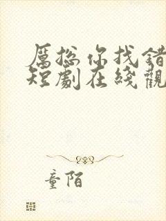 厉总你找错人了短剧在线观看