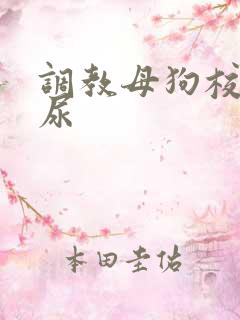 调教母狗校花喝尿