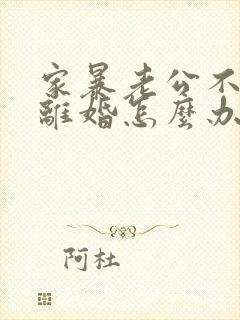 家暴老公不同意离婚怎么办