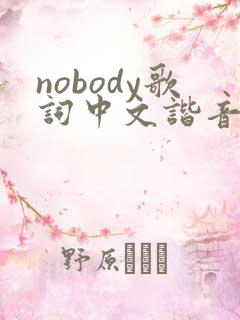 nobody歌词中文谐音对照