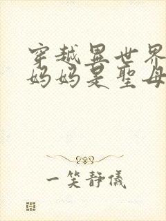 穿越异世界我的妈妈是圣母小说