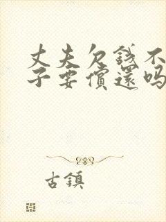 丈夫欠钱不还妻子要偿还吗