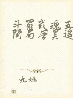 斗罗武魂五方旗开局唐昊追杀