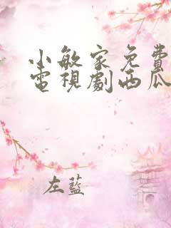 小敏家免费观看电视剧西瓜