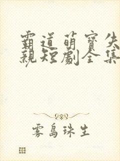 霸道萌宝失忆双亲短剧全集