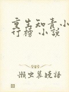 重生知青小说排行榜 小说