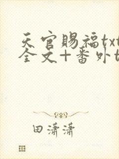 天官赐福txt全文+番外txt下载