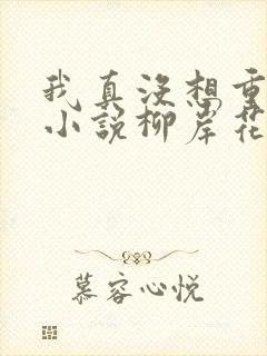 我真没想重生啊小说柳岸花又明