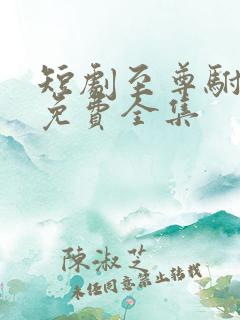 短剧至尊驸马爷免费全集