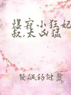 爆宠小狂妃:皇叔,太凶猛