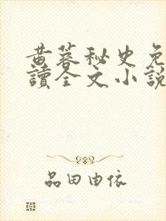 黄蓉秘史免费阅读全文小说