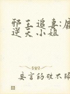 邪王追妻:废材逆天小姐