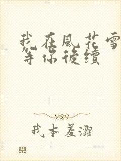 我在风花雪月里等你后续