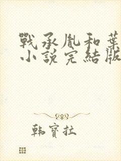 战承胤和叶苜苜小说完结版