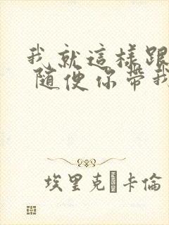 我就这样跟着你 随便你带我到哪里是什么歌