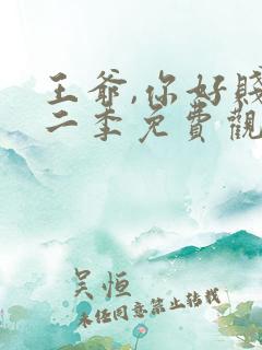 王爷,你好贱第二季免费观看