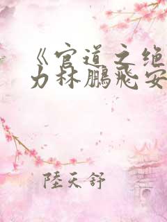 《官道之绝对权力林鹏飞安江》原著小说