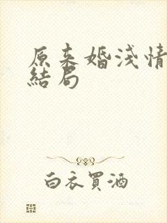 原来婚浅情深大结局