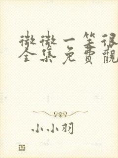 微微一笑很倾城全集免费观看完整