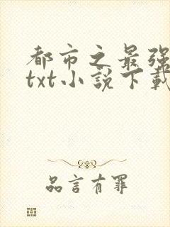 都市之最强狂兵txt小说下载