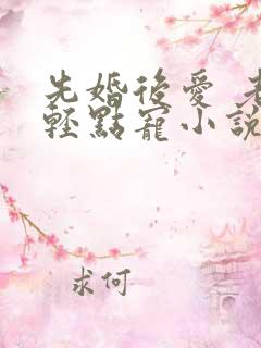 先婚后爱 老公轻点宠小说