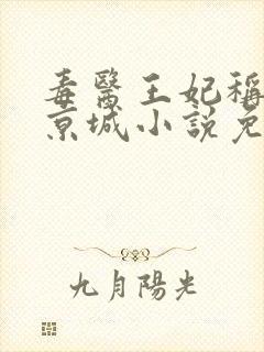 毒医王妃称霸全京城小说免费阅读