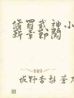 修罗武神小说最新章节阅