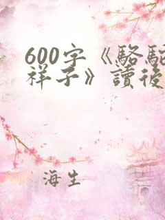 600字《骆驼祥子》读后感