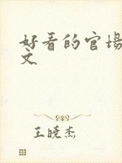 好看的官场后宫文