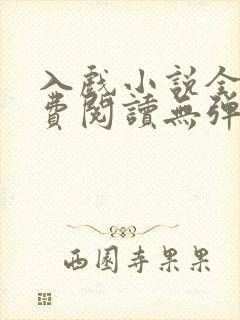 入戏小说全文免费阅读无弹窗