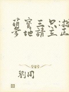 萌宝三只:总裁爹地请立正