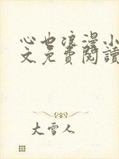 心也浪漫小说全文免费阅读最新章节